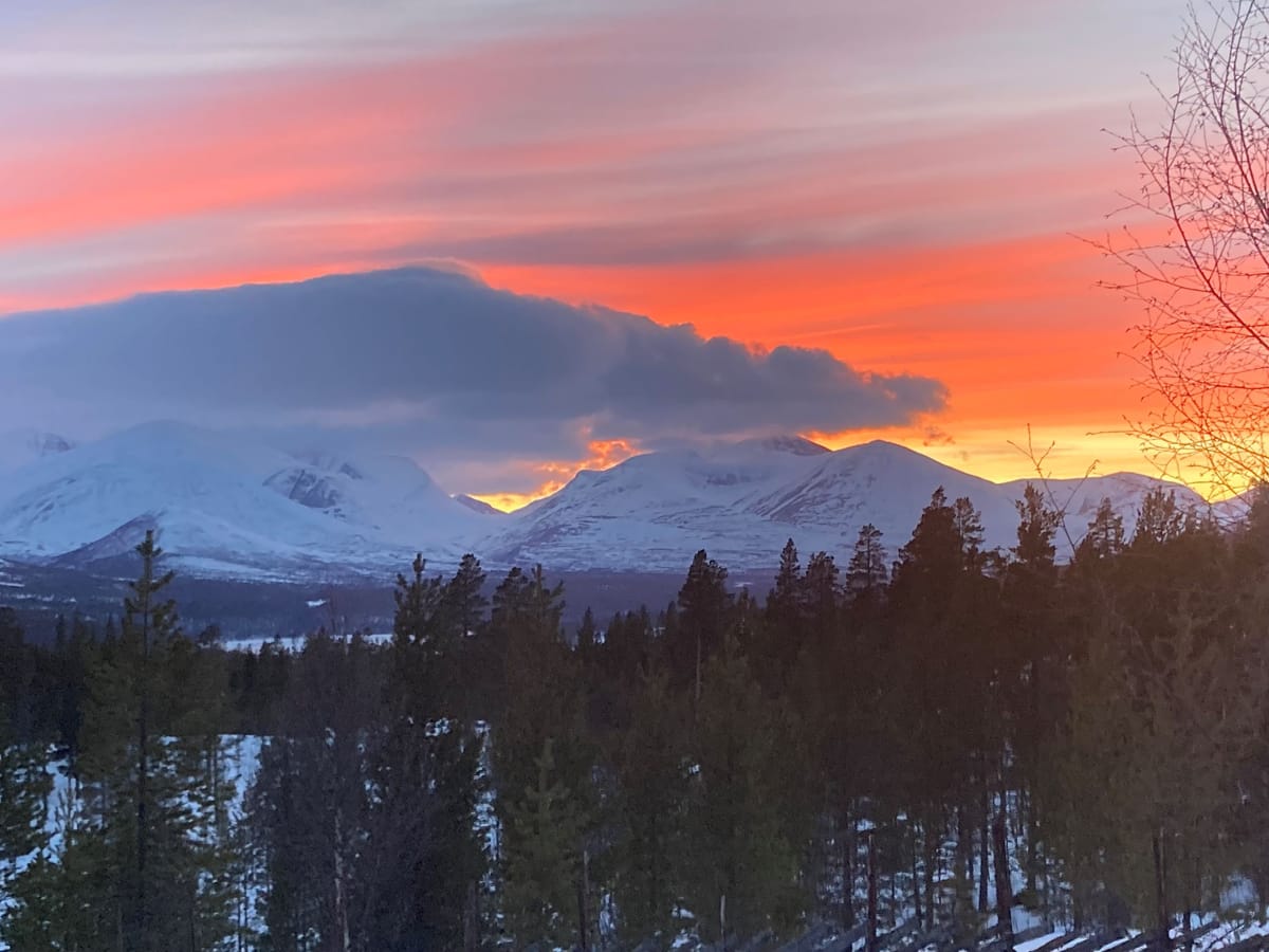 Aftenstemning over Rondane