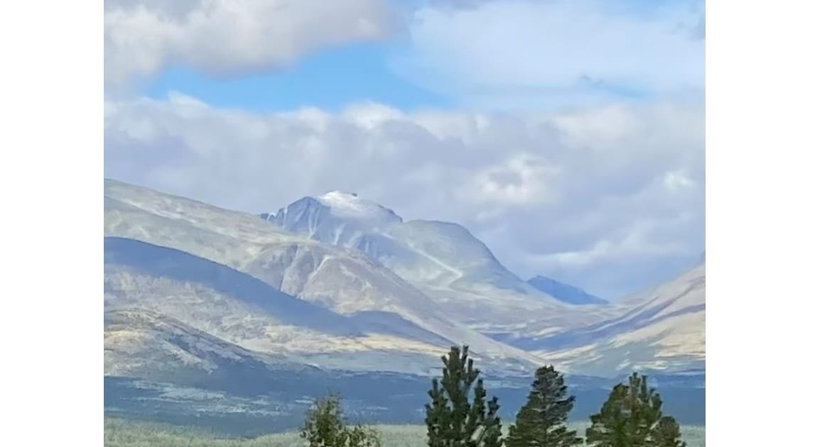 Nysnø på Rondeslottet