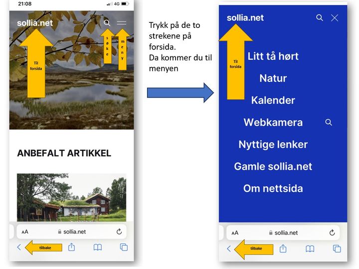 Uvant med ny side